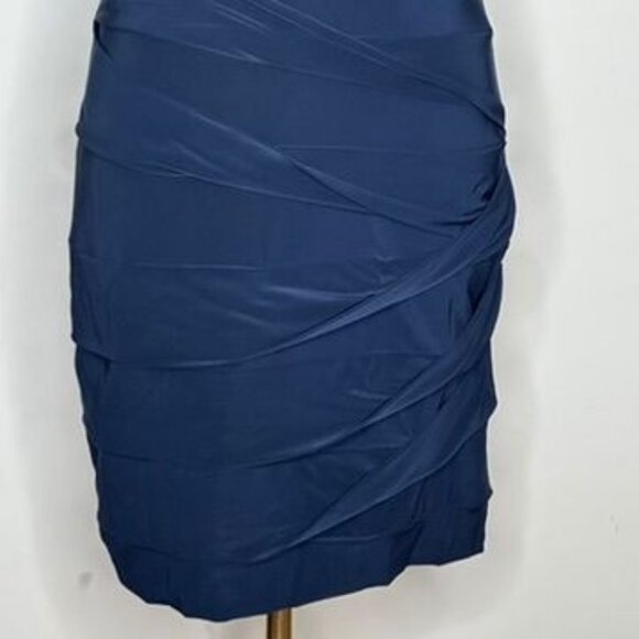 Stunning Black Mesh Sheer Prom Cocktail Dress Womens S Sequin Formal 90s Y2K - Picture 16 of 16